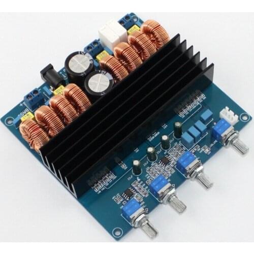 TDA7498 TL072 Class D 2.1 Digital Power Amplifier Board 200W+100W+100W DC24V to DC32V