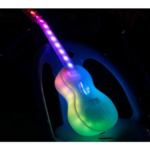 SOLO Ukulele female male child adult luminous veneer beginner entry 23-inch small guitar ukulele bass guitar