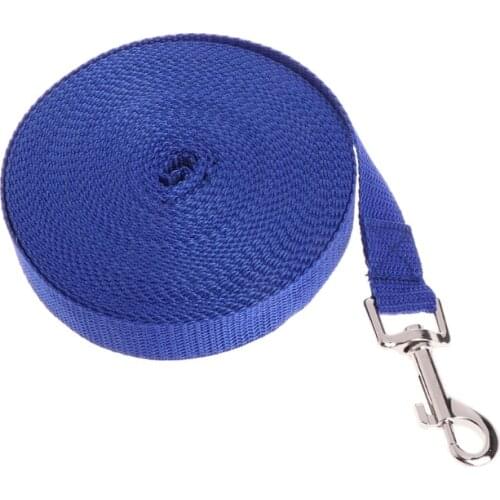 Pet Dog Lead Leash Long Strap Nylon Rope Obedience Training Walking 1.5/6/10/15M