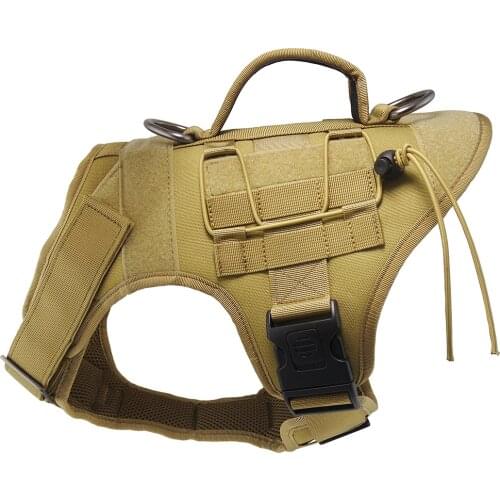 Tactical No Pull Dog Harness Heavey Duty Comfortable Adjustable Pet Vest for Small Medium Large Dogs Puppy