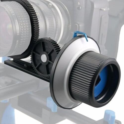 Mcoplus Accurate Focusing Follow Focus F1 with Gear Ring Belt for Canon Nikon Sony Len 70D 60D D3100 DSLR Camera and Camcorder