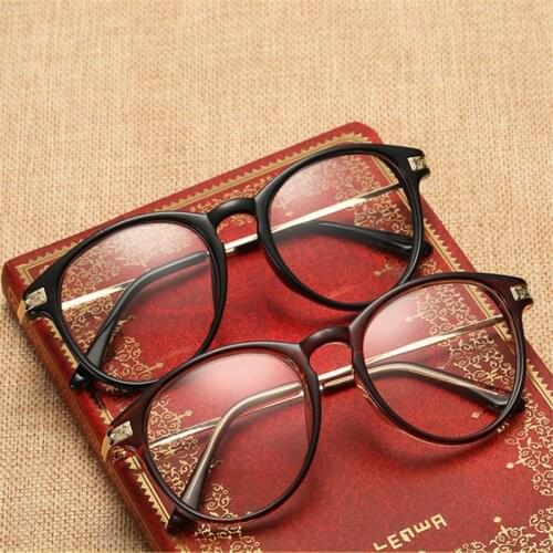 Ultra-Light Retro Women Myopia Glasses Student Myopia Glasses Men Finished Frame With Degree Myopia Glasses -1.0 to -6.0 ZN12