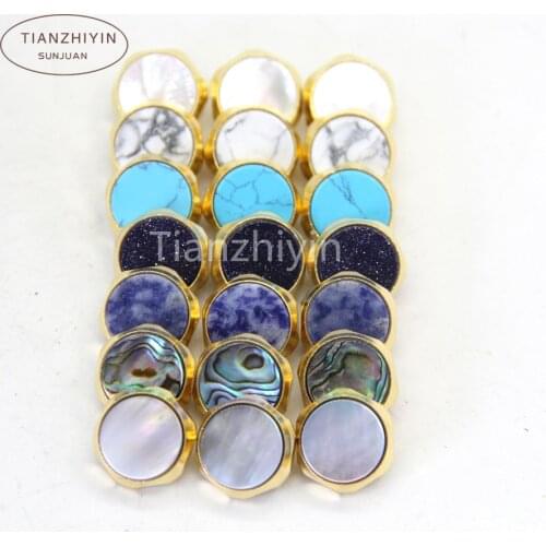 Trumpet Repair parts Finger Button Trumpet finger key buttons for repairing parts new 7 colors stone shell