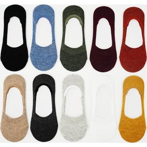 1 Pairs/Set Boat Socks Women Low Cut Shallow Mouth Spring And Summer Towel And Autumn Thick Cotton Sweat-absorbent Sports Socks