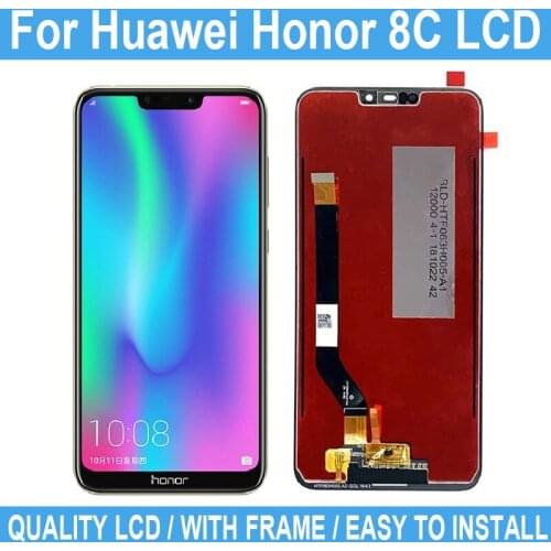 6.26" For Huawei Honor 8C BKK-LX2 BKK-LX1 LCD Display Touch Screen For Honor BKK-L21 BKK-AL00 BKK-TL00 -AL10 Digitizer Display