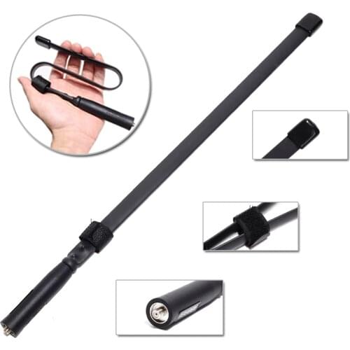 Cs Tactische Antenne Sma-Female Dual Band Vhf Uhf 144/430Mhz Opvouwbaar Voor Walkie Talkie Baofeng UV-5R UV-82 UV5R Pofung Uv8