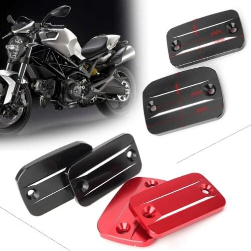 CNC Front Brake Reservoir Cover For Ducati Scrambler 1100 2018 & HYPERMOTARD 796 2010-2012 & 659 13-2015 & 696 08-14 & 796 10-14