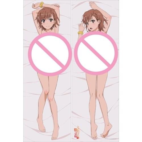 A Certain Scientific Railgun sexy Mikoto Misaka & Shokuhou Misaki pillow cover Toaru Kagaku no Rerugan Dakimakura Pillowcase