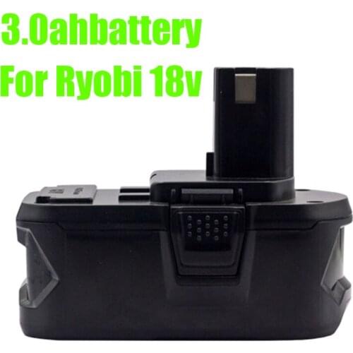 Original Rechargeable Battery18V 3.0ah Li-Ion for Ryobi 1820 P106 P105 P104 P103 RB18L50 RB18L40 Power Tool With the Charger