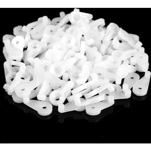 100 Plastic Fastener Clips Anti Vibration Glass Panel Retainer Clamps Reusable Mirror Fixed Holder Tools Set Furniture Hardware