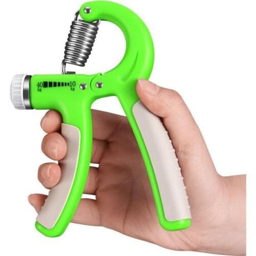 R-type adjustable gripper for arm and wrist strength