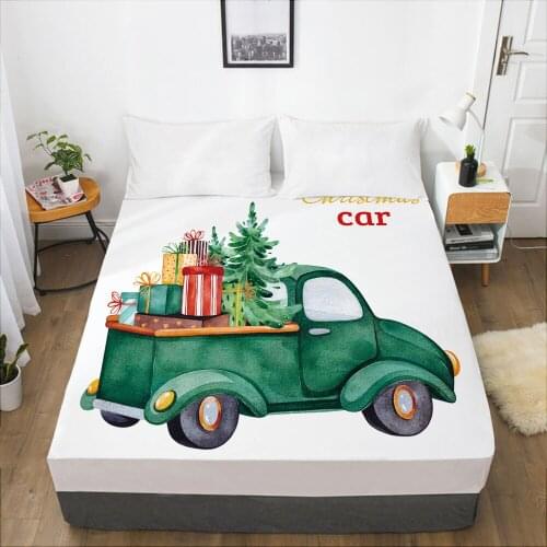 Luxury Elastic fitted sheet bed sheet With An Elastic Band Mattress Cover 150x200/160x200 Bed cover for home Nordic car