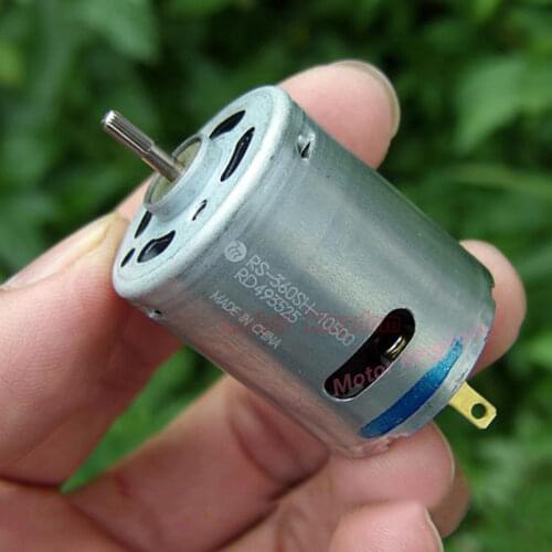 MABUCHI RS-360SH-10500 DC 12V-24V 7000RPM Micro 28mm Round Carbon Brush Electric Motor DIY Massager Vacuum cleaner