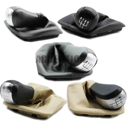 5 / 6 Speed Gear Stick Shift Knob Leather Boot New For Skoda Octavia 2 A5 A6 2004 2005 2006 2007 2008 2009 2010 2011 2012 2013
