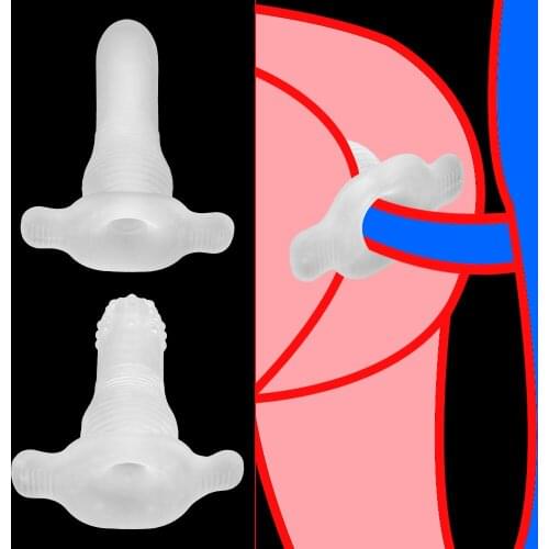 Silicone Hollow Dildo Anal Plug Anal Sex Toys For Women Men Prostate Massager Anal Expanding Dilator Stimulator Adult Products