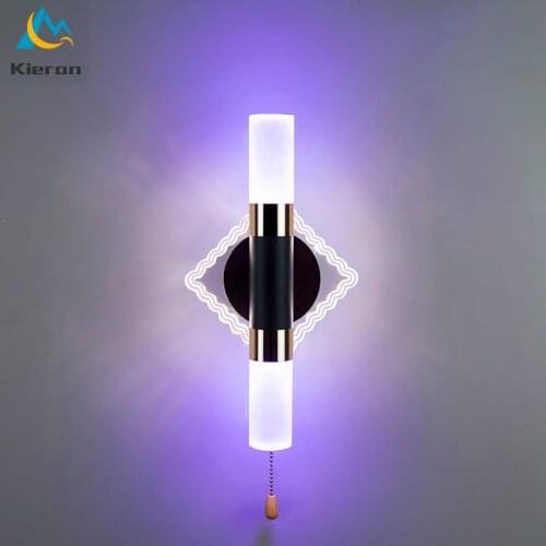 Post-modern minimalist crystal LED wall lamps living room study bedroom bedside walllamp room decorated with cloud wall lights