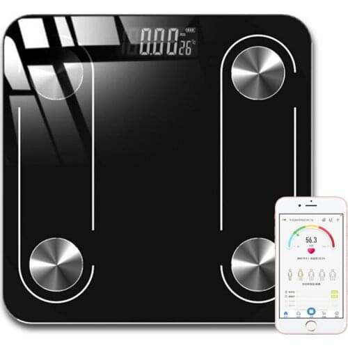 Hot Smart Body Fat Weight Scales Floor Digital Human bmi Bathroom Weighing Scale Bluetooth LED mi Body Composition Scale 17 Data