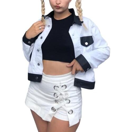 Women Summer Pantskirt, Solid Color Elastic Low-Waist Short Skirt Pants with Cross Straps for Girls White