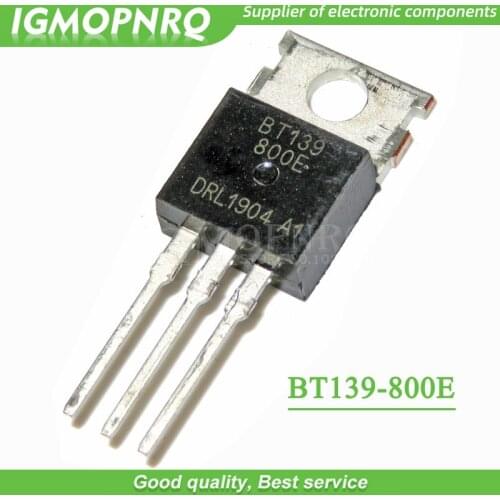 10pcs BT139-800E BT139 BT139-800 800V 16A Triacs RAIL TRIAC TO-220 new original