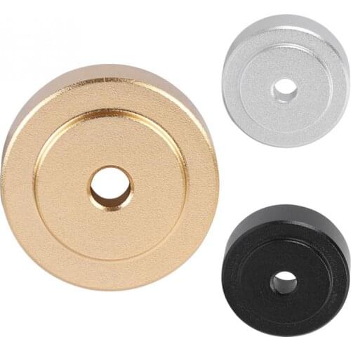 4PCS 20*8mm Aluminum Alloy Amplifier Feet Shock Absorber Amplifier Pads Feet Black Silver Gold