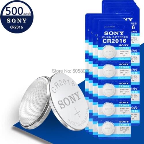 500pcs SONY CR2025 Lithium Button Battery DL2025 BR2025 KCR2025 Cell Coin Batteries 3V CR 2025 For Watch Electronic Toy Remote