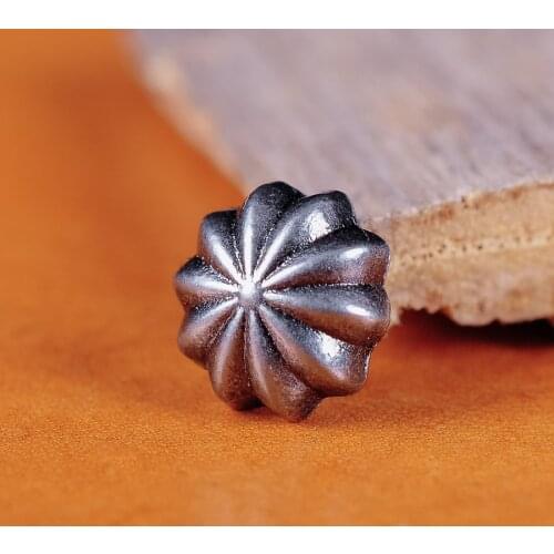 60pcs Silver Pumpkin Rivets Button Snap Fasteners Leather Craft Bag Jeans Decor