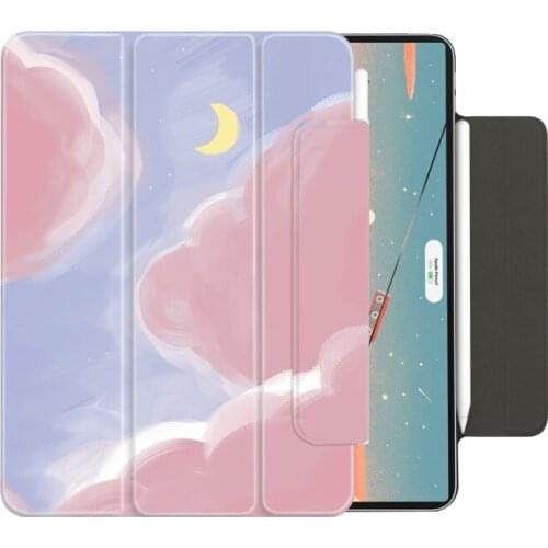 Case For iPad Air 4 10.9 2020 Double clamp stand cover For iPad Pro 11 2018 Secure Magnetic buckle cases