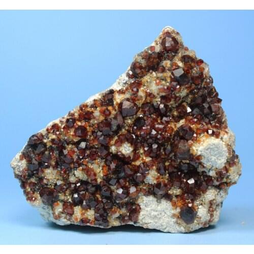 Home decor Natural garnet gem stone raw ore mineral crystal specimens teaching specimens Collection 20