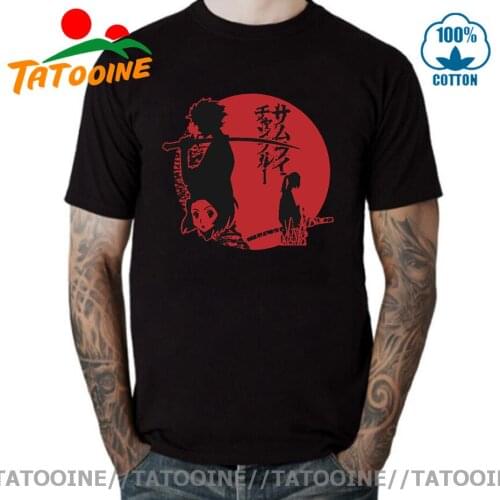 Tatooine Graphic Printed Tee shirt Japanese Kanji Fantasy Anime Samurai Champloo T shirts Samurai Ninja Characters Meme T-shirts