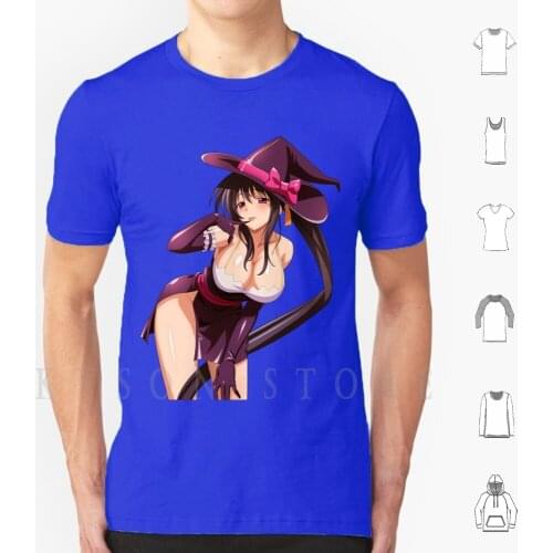 Akeno Himejima Waifu T Shirt Cotton Men Diy Print Akeno Himejima High School Dxd Highschooldxd Anime Waifu Kawaii