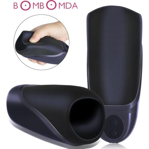 Sex Male Masturbator 14 Speeds Vibration Aircraft Cup Glans Stimulator Massager Penis Vibrators Sex Toys for Men Adult Products