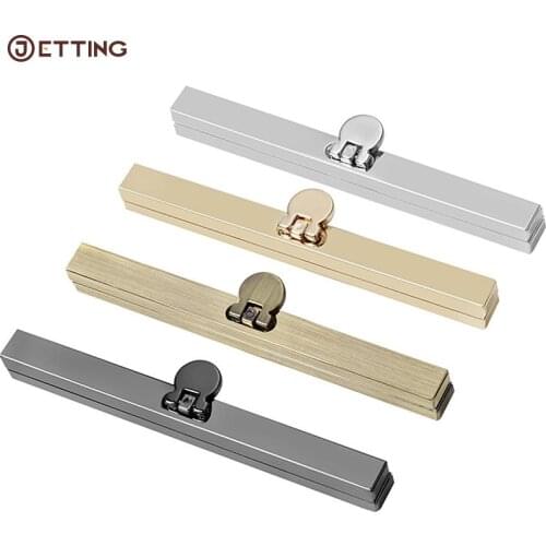 19cm&11.5cm Metal Purse Frame For Wallet Making DIY Bags Accessories Fashion Antique Black Chrome Bronze Tone Edge Strip Clasp