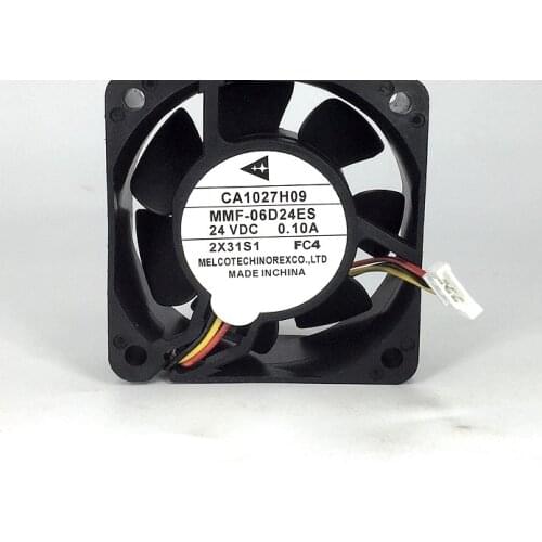New Mitsubishi MMF-06D24ES-FC4 24V 0.1A cooling fan