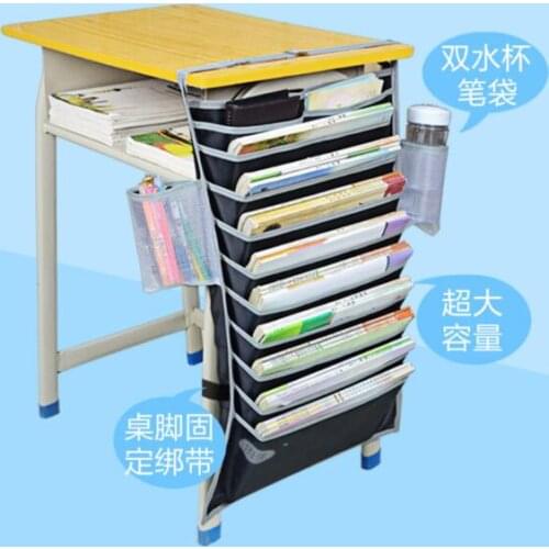 Student Learning Hanging Book Bag Desk Organizers Artifact Magazine Holder Creative Oxford Cloth Paper Storage