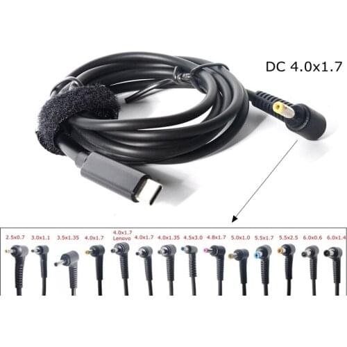 USB Type C PD Converter Universal Laptop Charging Cable Cord Dc Power Adapter for Notebook Power Supply Cable