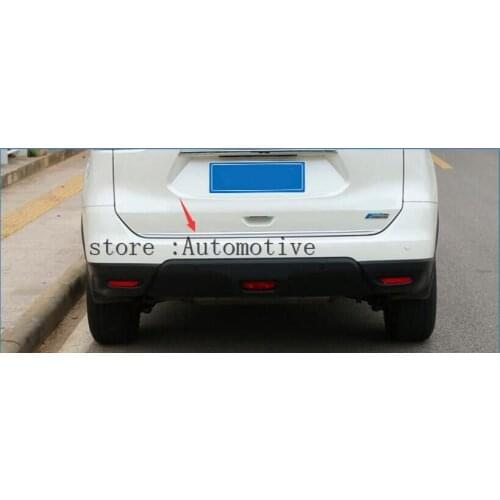 High quality stainless steel Rear Trunk Lid Cover Trim For 2014 2015 2016 2017 2018 for Nissan X-TRAIL Rogue