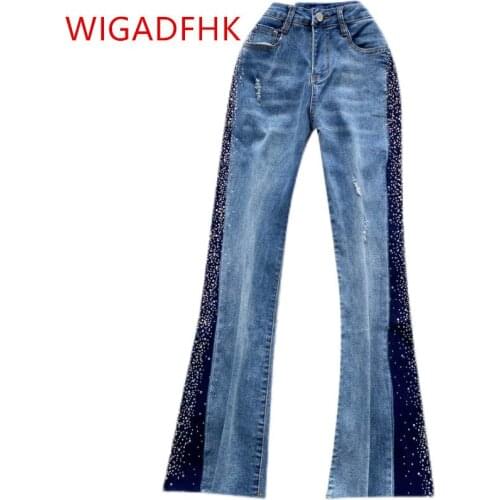 Женские джинсы клеш WIGADFHK China At AliExpress