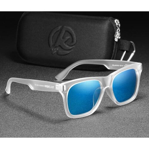 2021 KDEAM Sunglasses for Women Summer Fashion Shades Polarized Vintage Eyewear Outdoor Sun Protection Translucent frame