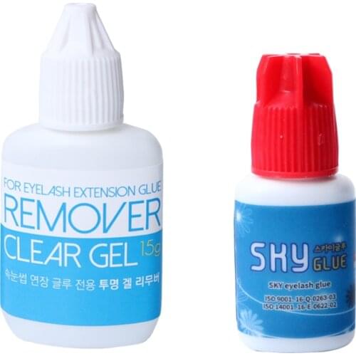 1-2s Dry Time Most Powerful Fastest Korea Sky Glue S+ For Eyelash Extensions MSDS Adhesive,5ml Red Cap
