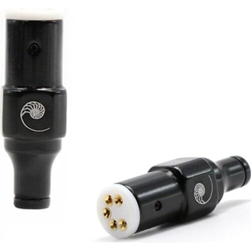 1Pcs Hifi Cardas Vinyl LP Phono 5-Pins Plug Seat Female DIN for AMP Audio Tonearm Line Tonearm line Signal Cable