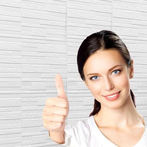 1pcs 3D DIY wall sticker wallpaper self-adhesive environmental prote waterproof rock brick pattern wall living Room Decoration