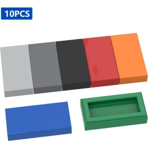10psc 3069 30070 Tile 1x2 high-tech al Changeover Catch For Building Blocks Parts DIY Educational Parts Toys