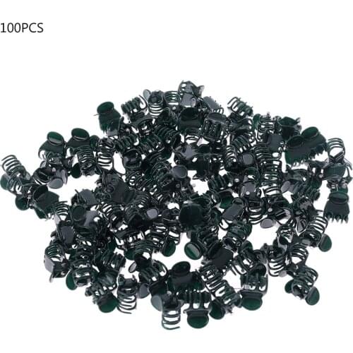 100 PCS Plant Support Clips Garden Clips Flower Orchid Stem Clips for Vine Support