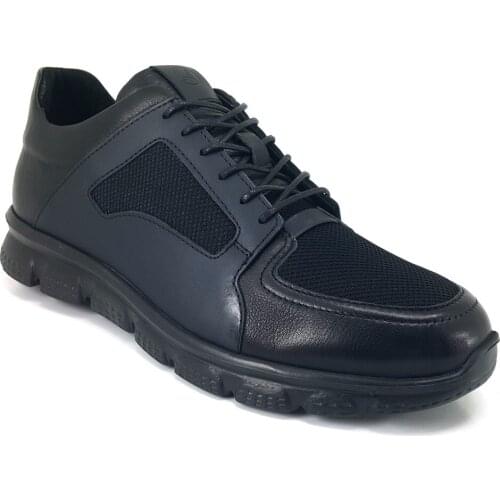 2022 Trend Yeni Sezon Model %100 Deri Ayakkabı İle Kişiye Özel ve Rahat Siyah Libero 3599 Günlük Erkek Ayakkabı