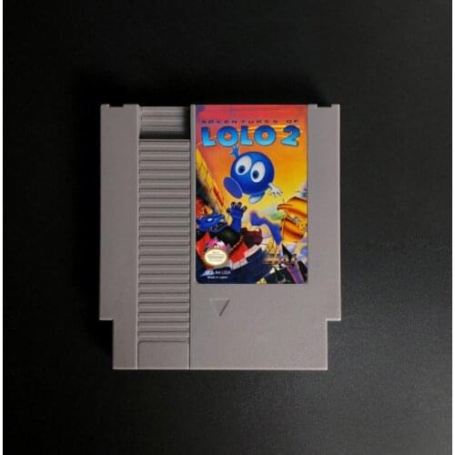 Adventures of Lolo 2 - 72 pins 8bit Game Cartridge