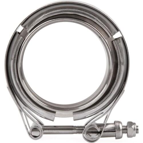 Auto Parts Stainless Steel Hose Clamp 304 Flange Clamp V Type Clamp Pipe Clamp Car Modified Exhaust Pipe