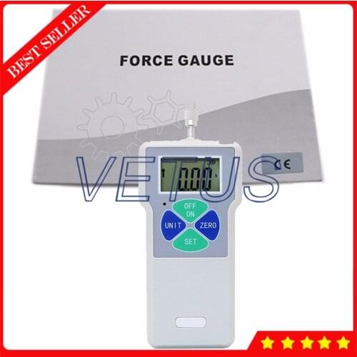 500N/50kg/110Lb Digital Push Pull Force Gauge with Built-in Sensor SF-500 Economical Portable Dynamometer Meter Testing Machine
