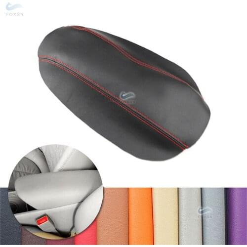 For Nissan Slyphy Sentra 2007 2008 - 2017 Car Accessories Interior Center Console Lid Armrest Box Cover Microfiber Leather Decor