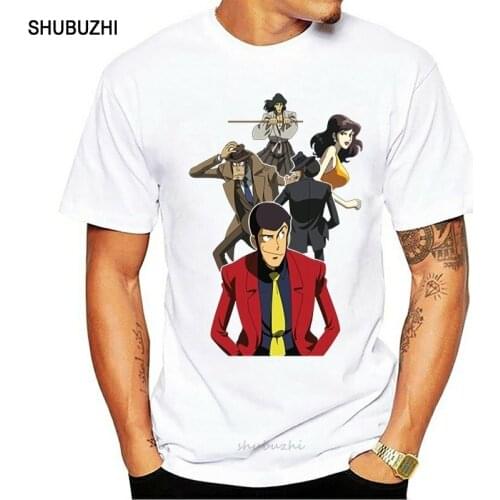 Men T shirt Lupin The Third 100% Cotton funny t-shirt novelty tshirt men cotton tshirt summer brand teeshirt euro size