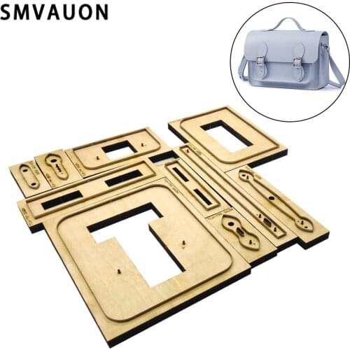 SMVAUON Fashion Shoulder Bag New 2021 Diy Practical Handmade Steel Die Leather Bag Wood Die Cutting For Leather